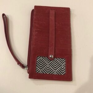 Hobo red card holder with wrist strap